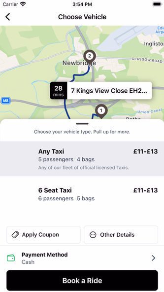 City Cabs (Edinburgh) Ltd Screenshot 4 - AppWisp.com City Cabs (Edinburgh) Ltd Screenshot 4 - AppWisp.com
