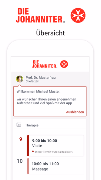 Johanniter-Rehabilitation Screenshot 2 - AppWisp.com Johanniter-Rehabilitation Screenshot 2 - AppWisp.com