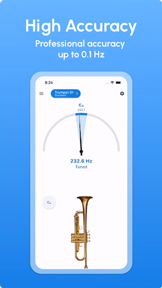 Trumpet Tuner - LikeTones Screenshot 3 - AppWisp.com Trumpet Tuner - LikeTones Screenshot 3 - AppWisp.com