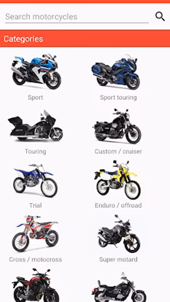 Moto Catalog: all about bikes Screenshot 1 - AppWisp.com Moto Catalog: all about bikes Screenshot 1 - AppWisp.com