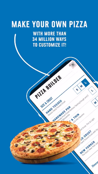Domino's Pizza Screenshot 1 - AppWisp.com Domino's Pizza Screenshot 1 - AppWisp.com