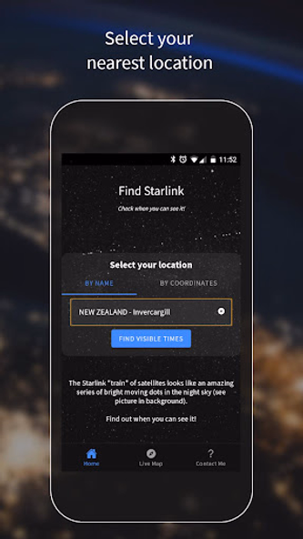 Find Starlink Satellites Screenshot 1 - AppWisp.com Find Starlink Satellites Screenshot 1 - AppWisp.com