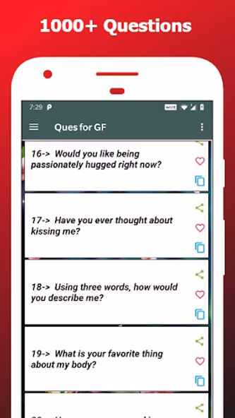 Romantic Questions to ask Screenshot 4 - AppWisp.com Romantic Questions to ask Screenshot 4 - AppWisp.com