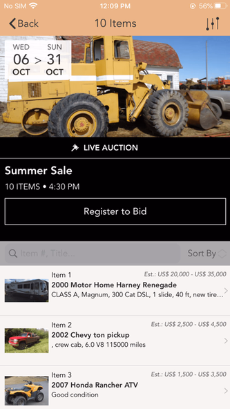 Hiatt Knudson Auctions Screenshot 2 - AppWisp.com Hiatt Knudson Auctions Screenshot 2 - AppWisp.com