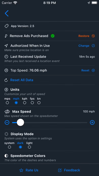 Speedometer - Real Time Screenshot 2 - AppWisp.com Speedometer - Real Time Screenshot 2 - AppWisp.com