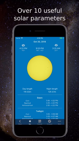 Moon Phase Calendar & Compass Screenshot 2 - AppWisp.com Moon Phase Calendar & Compass Screenshot 2 - AppWisp.com