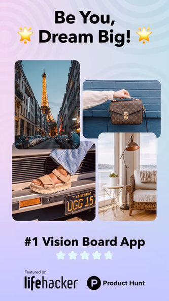 Vision Board MakerㆍDreamer Screenshot 1 - AppWisp.com Vision Board MakerㆍDreamer Screenshot 1 - AppWisp.com