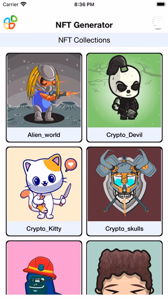 NFT Art Generator Screenshot 1 - AppWisp.com NFT Art Generator Screenshot 1 - AppWisp.com