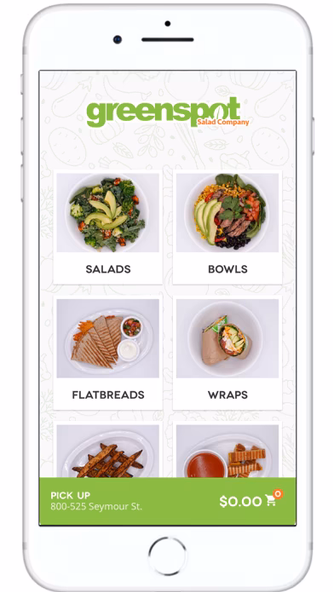 Greenspot Salad Company Screenshot 2 - AppWisp.com Greenspot Salad Company Screenshot 2 - AppWisp.com