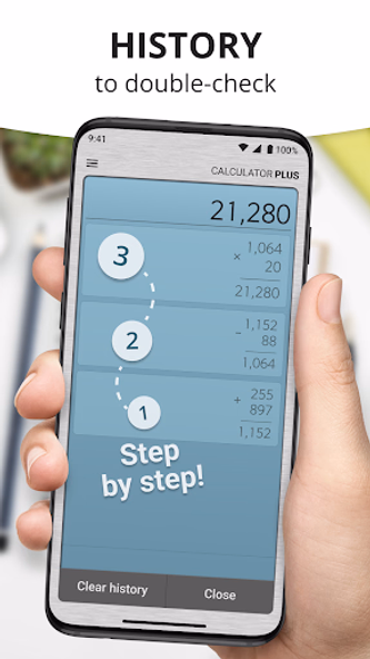 Calculator Plus with History Screenshot 3 - AppWisp.com Calculator Plus with History Screenshot 3 - AppWisp.com
