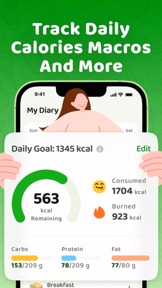 Calo: AI Food Calorie Counter Screenshot 2 - AppWisp.com Calo: AI Food Calorie Counter Screenshot 2 - AppWisp.com