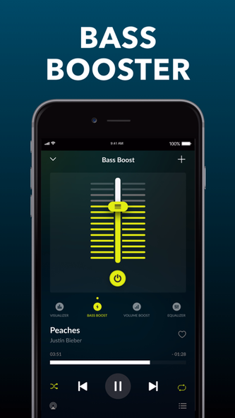 Equalizer Fx: Bass Booster App Screenshot 1 - AppWisp.com Equalizer Fx: Bass Booster App Screenshot 1 - AppWisp.com