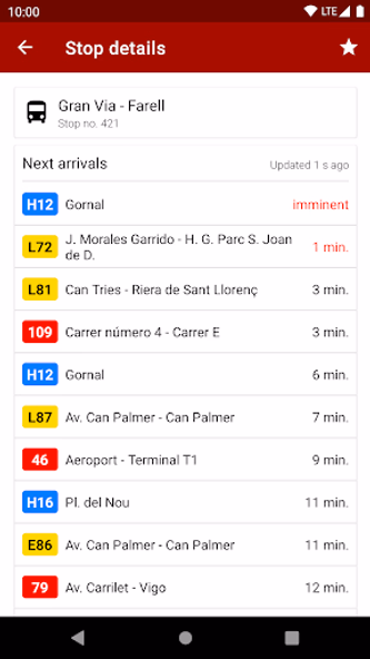 Next bus Barcelona Screenshot 3 - AppWisp.com Next bus Barcelona Screenshot 3 - AppWisp.com