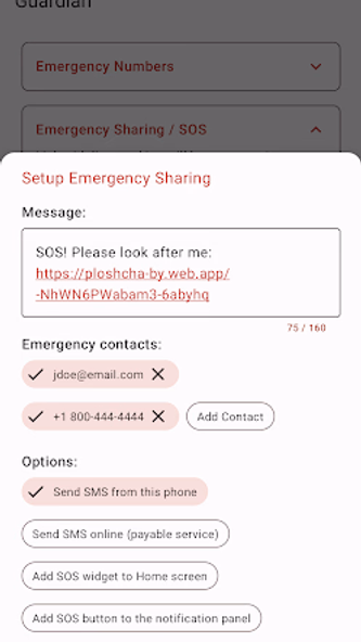 Guardian - Personal Safety Screenshot 3 - AppWisp.com Guardian - Personal Safety Screenshot 3 - AppWisp.com