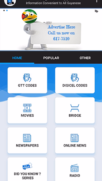 Guyana InfoApp Screenshot 1 - AppWisp.com Guyana InfoApp Screenshot 1 - AppWisp.com