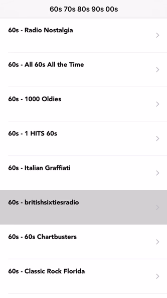 60s 70s 80s 90s 00s Music Hits Screenshot 4 - AppWisp.com 60s 70s 80s 90s 00s Music Hits Screenshot 4 - AppWisp.com