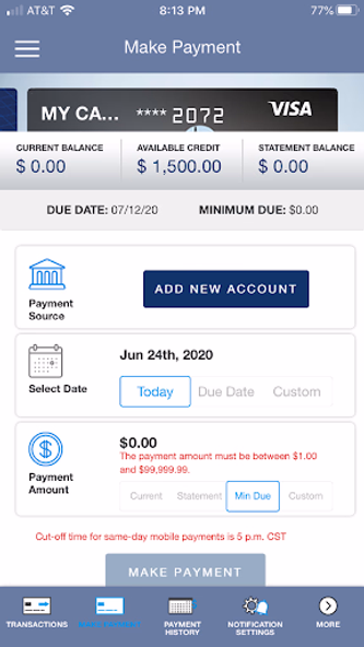 Card Control by Healthcare FCU Screenshot 4 - AppWisp.com Card Control by Healthcare FCU Screenshot 4 - AppWisp.com