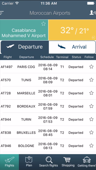 Morocco Airports Screenshot 2 - AppWisp.com Morocco Airports Screenshot 2 - AppWisp.com
