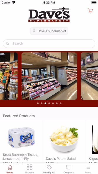 Dave's Supermarket Screenshot 1 - AppWisp.com Dave's Supermarket Screenshot 1 - AppWisp.com