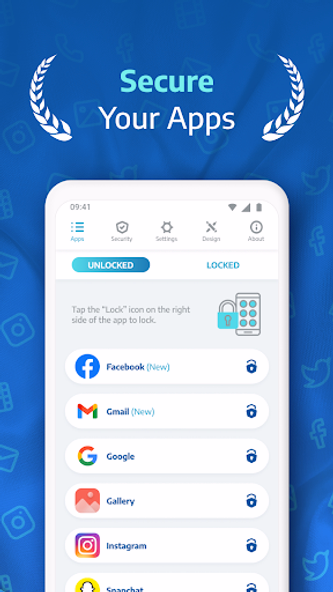 Applock Pro - App Lock & Guard Screenshot 1 - AppWisp.com Applock Pro - App Lock & Guard Screenshot 1 - AppWisp.com