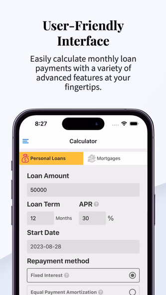 Bear Loan Calculator Screenshot 1 - AppWisp.com Bear Loan Calculator Screenshot 1 - AppWisp.com