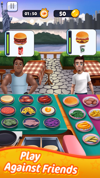 Real Money Cooking Skillz Game Screenshot 2 - AppWisp.com Real Money Cooking Skillz Game Screenshot 2 - AppWisp.com