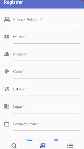 Vehículos Robados Screenshot 2 - AppWisp.com Vehículos Robados Screenshot 2 - AppWisp.com