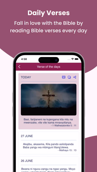 Biblia Takatifu in Swahili Screenshot 4 - AppWisp.com