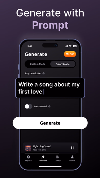 AI Song Generator - Zona Screenshot 2 - AppWisp.com AI Song Generator - Zona Screenshot 2 - AppWisp.com