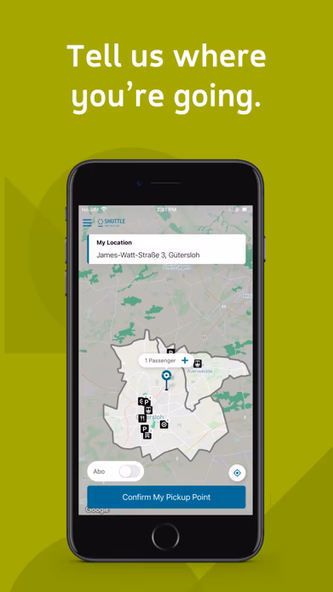 Shuttle - Holt dich ab. Screenshot 2 - AppWisp.com