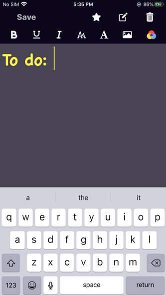 Epitomize - Write Quick Notes Screenshot 4 - AppWisp.com Epitomize - Write Quick Notes Screenshot 4 - AppWisp.com