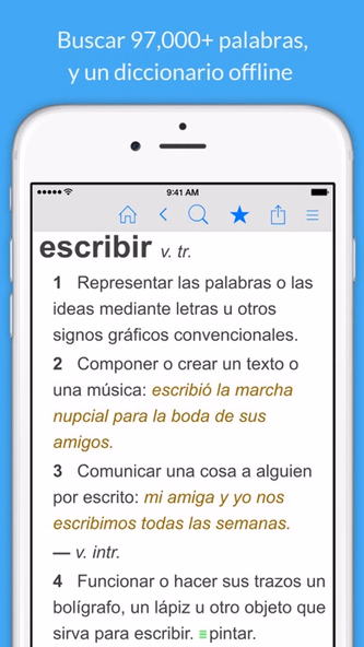 Diccionario español. Screenshot 1 - AppWisp.com Diccionario español. Screenshot 1 - AppWisp.com