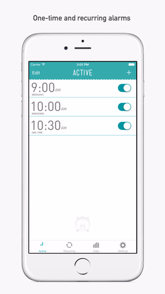 PiggyAlarm the Alarm Clock Screenshot 1 - AppWisp.com PiggyAlarm the Alarm Clock Screenshot 1 - AppWisp.com