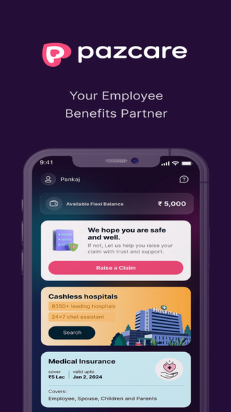Pazcare Screenshot 1 - AppWisp.com Pazcare Screenshot 1 - AppWisp.com