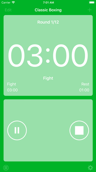 Boxing Interval Timer Screenshot 2 - AppWisp.com Boxing Interval Timer Screenshot 2 - AppWisp.com