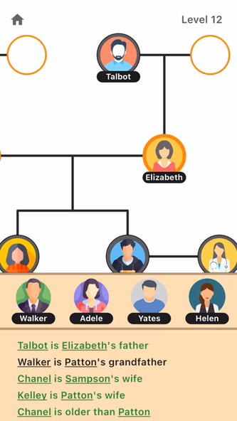 Family Tree - Logic Game Screenshot 3 - AppWisp.com Family Tree - Logic Game Screenshot 3 - AppWisp.com