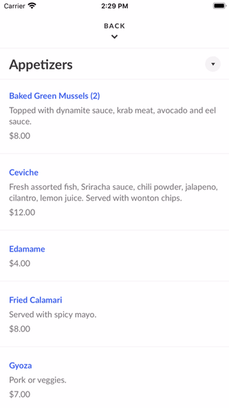Tabu Sushi Screenshot 3 - AppWisp.com Tabu Sushi Screenshot 3 - AppWisp.com