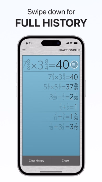 Fraction Calculator Plus #1 Screenshot 3 - AppWisp.com Fraction Calculator Plus #1 Screenshot 3 - AppWisp.com