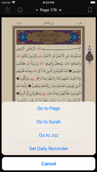 One Page: Read Quran Every Day Screenshot 4 - AppWisp.com