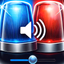 Loud Police Siren Police Light - AppWisp.com