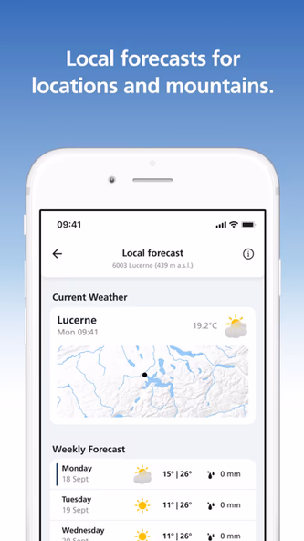 MeteoSwiss Screenshot 3 - AppWisp.com MeteoSwiss Screenshot 3 - AppWisp.com
