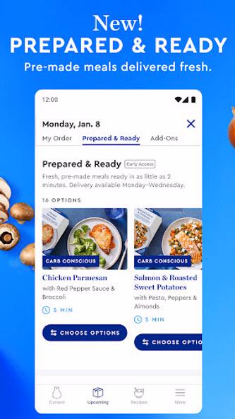 Blue Apron Screenshot 2 - AppWisp.com Blue Apron Screenshot 2 - AppWisp.com
