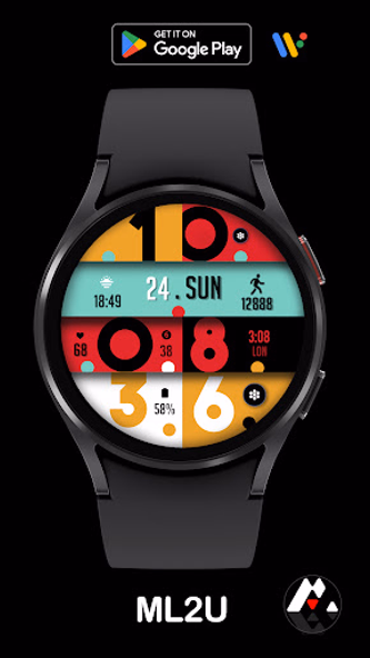 ML2U 145 Watch Face Screenshot 1 - AppWisp.com