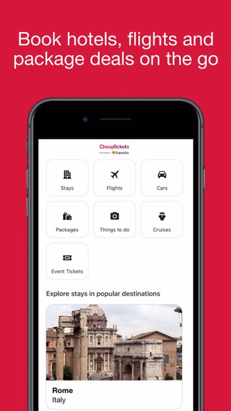 CheapTickets Hotels & Flights Screenshot 1 - AppWisp.com CheapTickets Hotels & Flights Screenshot 1 - AppWisp.com