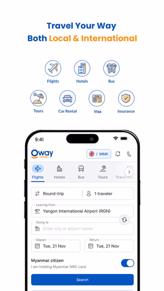 Oway Travel Screenshot 2 - AppWisp.com Oway Travel Screenshot 2 - AppWisp.com