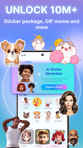 Sticker AI Maker AI Generator Screenshot 3 - AppWisp.com Sticker AI Maker AI Generator Screenshot 3 - AppWisp.com