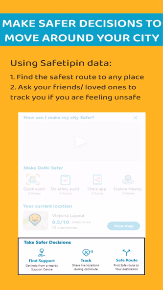 My Safetipin -Safety Companion Screenshot 2 - AppWisp.com My Safetipin -Safety Companion Screenshot 2 - AppWisp.com