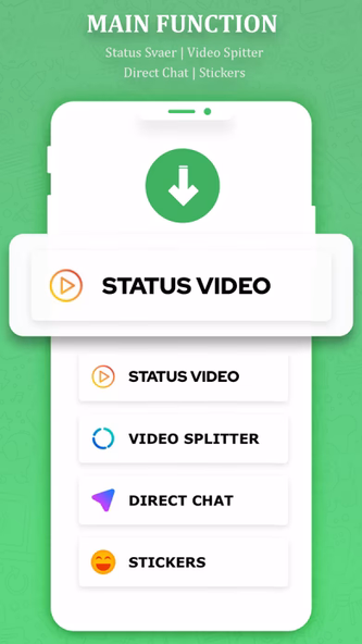 Status Video Saver Reposter Screenshot 1 - AppWisp.com Status Video Saver Reposter Screenshot 1 - AppWisp.com
