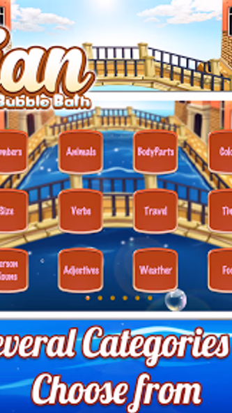 Italian Vocabulary Bubble Bath Screenshot 3 - AppWisp.com