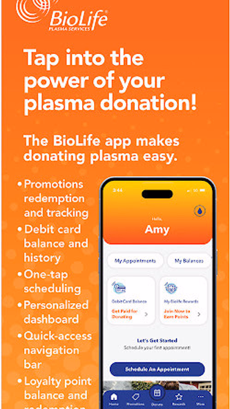 BioLife Plasma Services Screenshot 1 - AppWisp.com BioLife Plasma Services Screenshot 1 - AppWisp.com